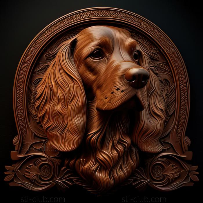 st Russian Hunting Spaniel dog